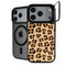 Leopard Spots Print iPhone 18 Pro Kickstand Case