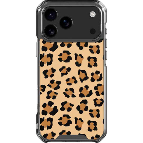 Leopard Spots Print iPhone 18 Pro Max Clear Case