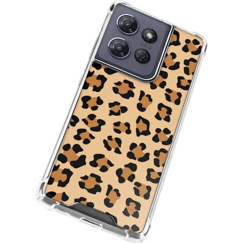 Leopard Spots Print Moto G 5G (2025) Clear Case