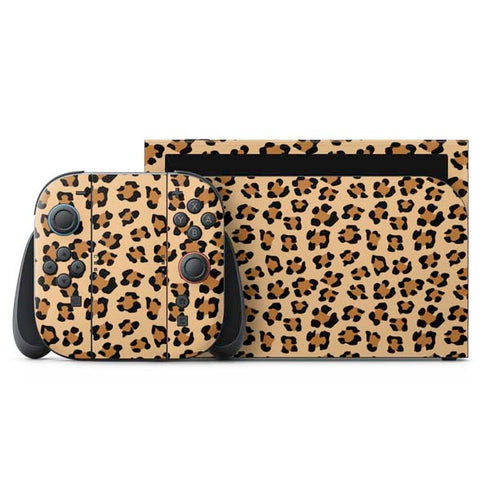Leopard Spots Print Nintendo Skins