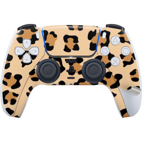 Leopard Spots Print PS5 Pro Bundle Skin
