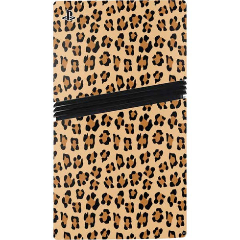 Leopard Spots Print PS5 Pro Console Skin