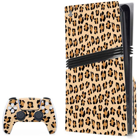 Leopard Spots Print PlayStation PS5 Skins