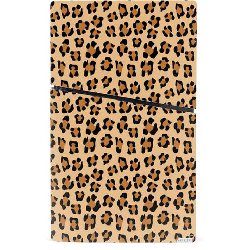 Leopard Spots Print PS5 Slim Digital Edition Console Skin
