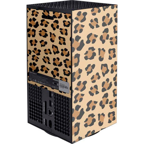 Leopard Spots Print XBox Series X Digital Edition Console Skin