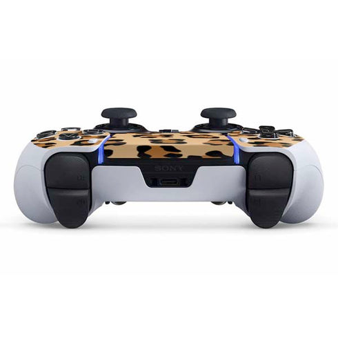 Leopard Spots Print PS5 DualSense Edge Pro Controller Skin