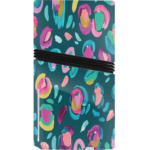Leopard Spots by Etta Vee PS5 Pro Disk Console Skin