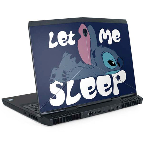 Disney Lilo and Stitch Let Me Sleep Dell Alienware Skin
