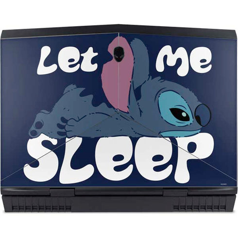 Disney Lilo and Stitch Let Me Sleep Dell Alienware Skin