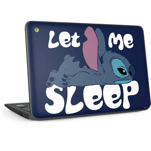 Disney Lilo and Stitch Let Me Sleep HP Chromebook Skin