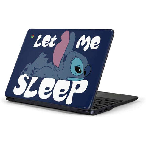 Disney Lilo and Stitch Let Me Sleep Samsung Chromebook Skin