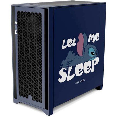 Disney Lilo and Stitch Let Me Sleep Corsair 4000D Tempered Glass Mid-Tower ATX Case Skin