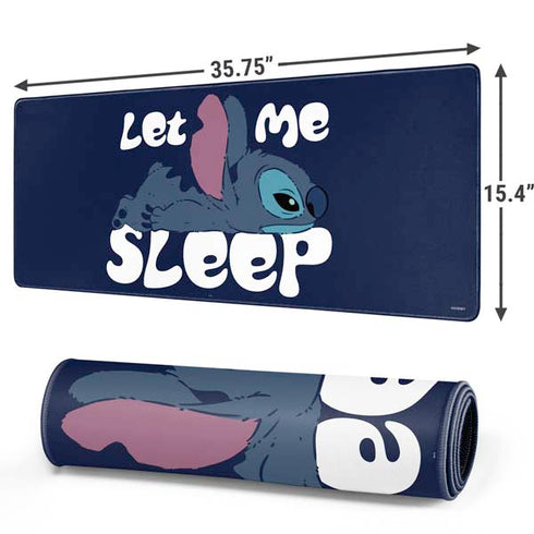 Disney Lilo and Stitch Let Me Sleep Gaming Mouse Pad