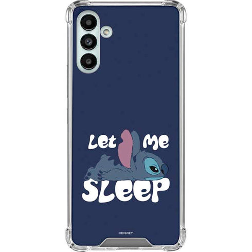 Disney Lilo and Stitch Let Me Sleep Galaxy A13 5G Clear Case