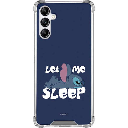Disney Lilo and Stitch Let Me Sleep Galaxy A15 5G Clear Case