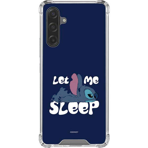 Disney Lilo and Stitch Let Me Sleep Galaxy A17 Clear Case