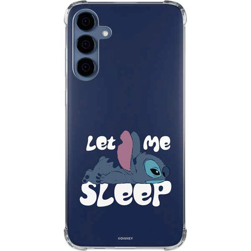 Disney Lilo and Stitch Let Me Sleep Galaxy A35 5G Clear Case