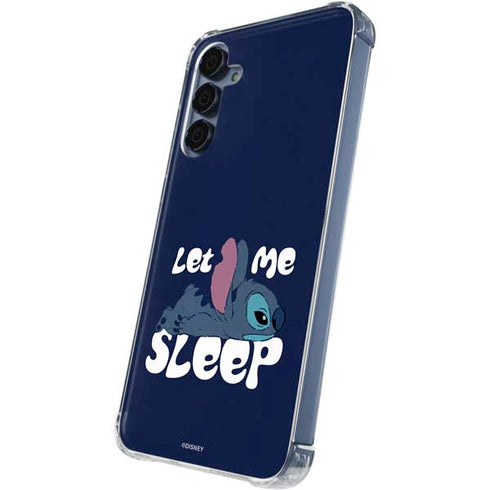 Disney Lilo and Stitch Let Me Sleep Galaxy A35 5G Clear Case