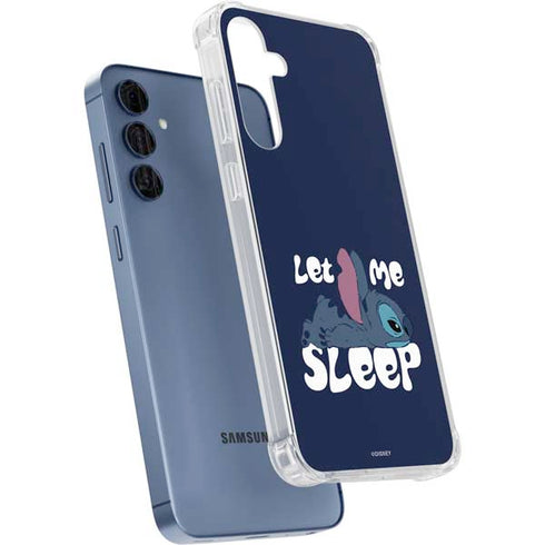 Disney Lilo and Stitch Let Me Sleep Galaxy A35 5G Clear Case