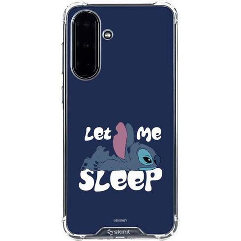 Disney Lilo and Stitch Let Me Sleep Galaxy A36 5G Clear Case