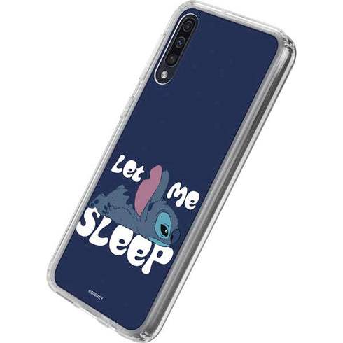 Disney Lilo and Stitch Let Me Sleep Galaxy A50 Clear Case