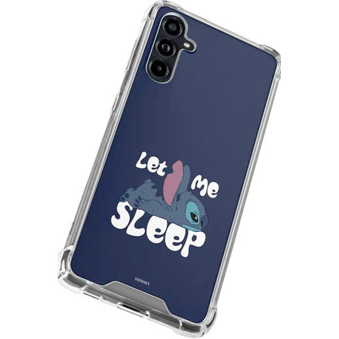 Disney Lilo and Stitch Let Me Sleep Galaxy A54 5G Clear Case