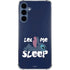 Disney Lilo and Stitch Let Me Sleep Galaxy A55 5G Clear Case