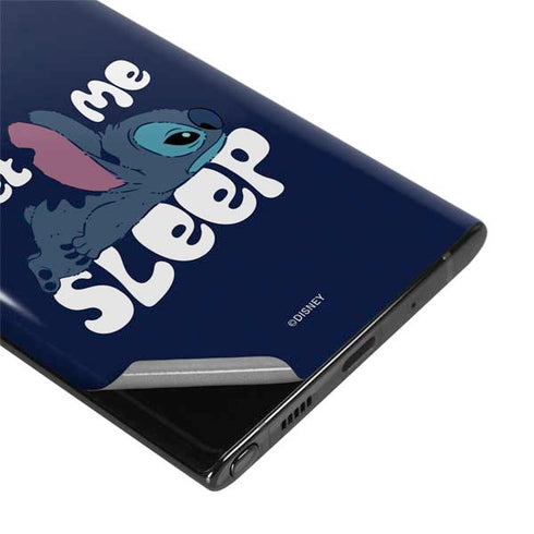 Disney Lilo and Stitch Let Me Sleep Galaxy Note 10 Plus Skin