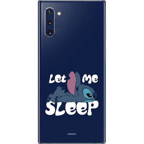 Disney Lilo and Stitch Let Me Sleep Galaxy Note 10 Skin