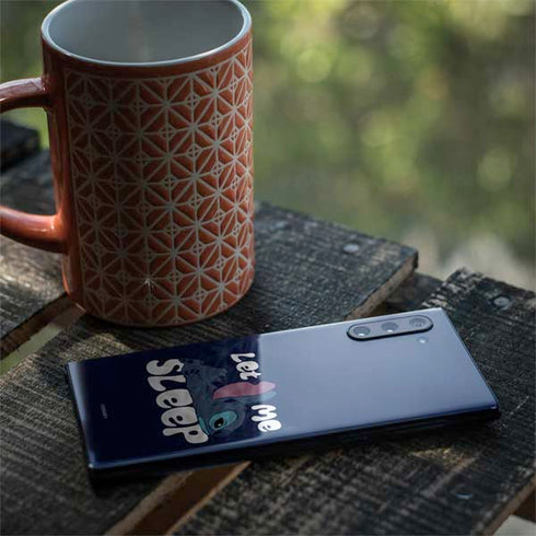 Disney Lilo and Stitch Let Me Sleep Galaxy Note 10 Skin