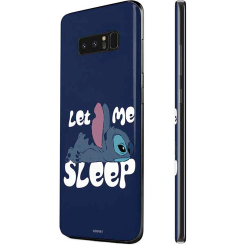 Disney Lilo and Stitch Let Me Sleep Galaxy Note 8 Skin
