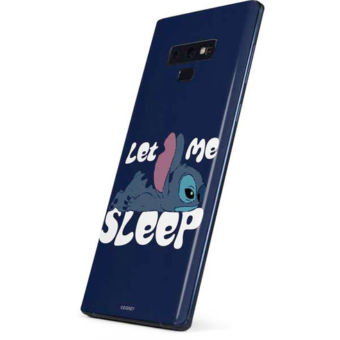 Disney Lilo and Stitch Let Me Sleep Galaxy Note 9 Skin