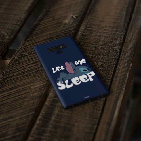 Disney Lilo and Stitch Let Me Sleep Galaxy Note 9 Skin