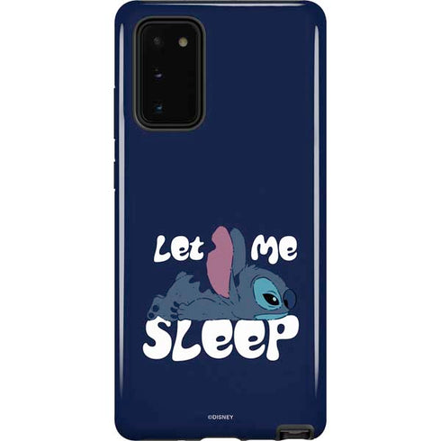 Disney Lilo and Stitch Let Me Sleep Galaxy Note20 5G Pro Case
