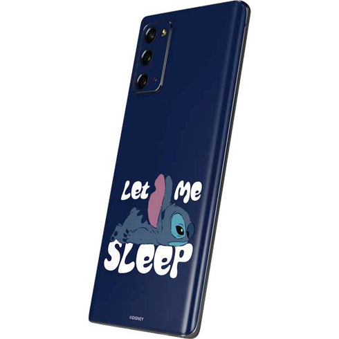 Disney Lilo and Stitch Let Me Sleep Galaxy Note20 5G Skin