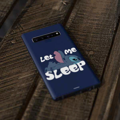 Disney Lilo and Stitch Let Me Sleep Galaxy S10 Plus Skin