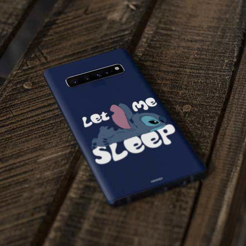 Disney Lilo and Stitch Let Me Sleep Galaxy S10 Skin