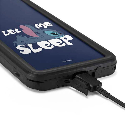 Disney Lilo and Stitch Let Me Sleep Galaxy S20 Plus Waterproof Case