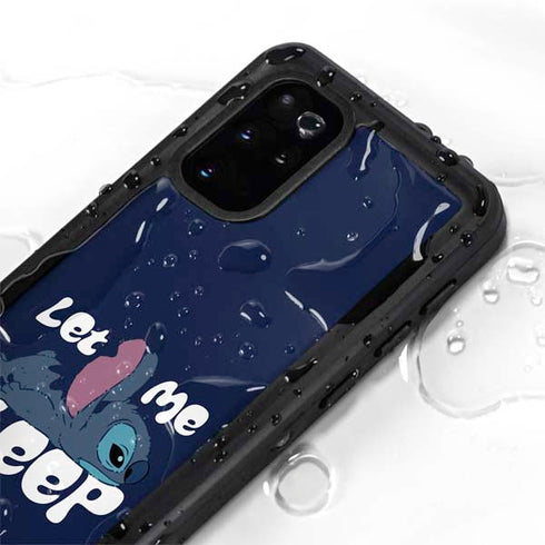 Disney Lilo and Stitch Let Me Sleep Galaxy S20 Plus Waterproof Case