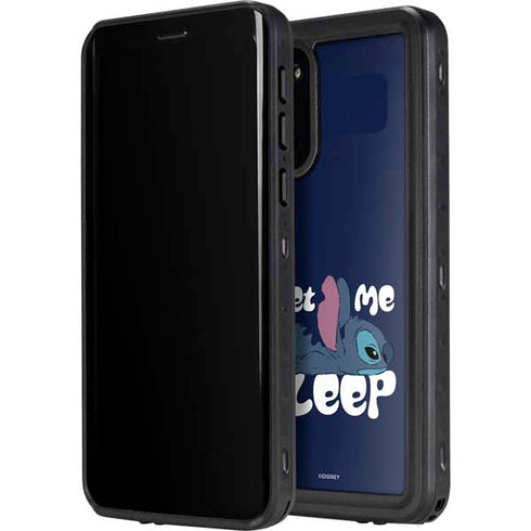 Disney Lilo and Stitch Let Me Sleep Galaxy S20 Waterproof Case