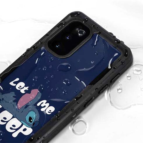 Disney Lilo and Stitch Let Me Sleep Galaxy S20 Waterproof Case