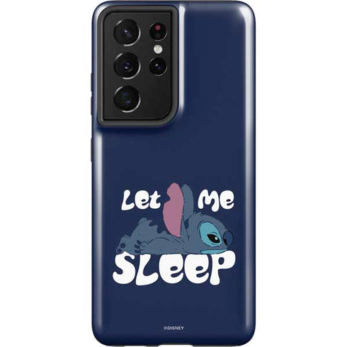 Disney Lilo and Stitch Let Me Sleep Galaxy S21 Ultra 5G Pro Case