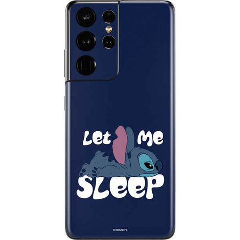 Disney Lilo and Stitch Let Me Sleep Galaxy S21 Ultra 5G Skin