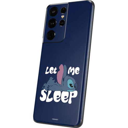 Disney Lilo and Stitch Let Me Sleep Galaxy S21 Ultra 5G Skin