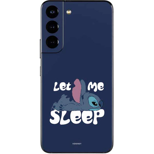 Disney Lilo and Stitch Let Me Sleep Galaxy S22 Skin