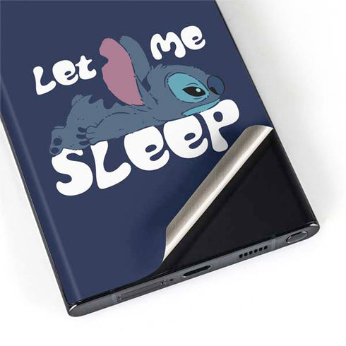 Disney Lilo and Stitch Let Me Sleep Galaxy S22 Ultra Skin