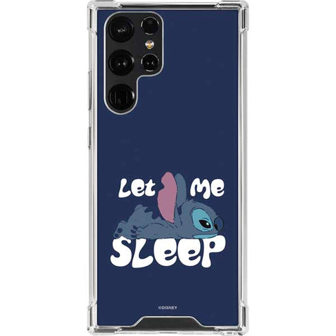 Disney Lilo and Stitch Let Me Sleep Galaxy S23 Ultra Clear Case