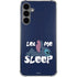 Disney Lilo and Stitch Let Me Sleep Galaxy S24 Plus Clear Case