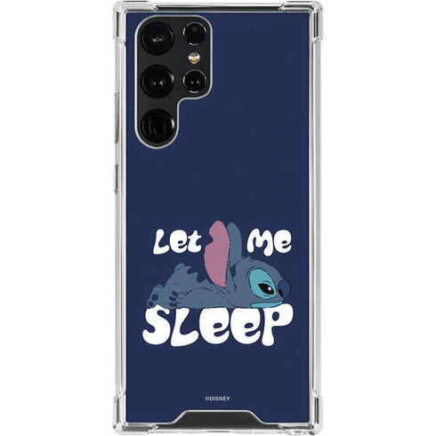 Disney Lilo and Stitch Let Me Sleep Galaxy S24 Ultra Clear Case