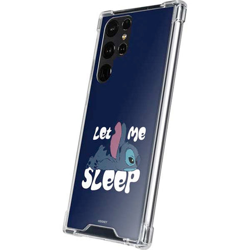 Disney Lilo and Stitch Let Me Sleep Galaxy S24 Ultra Clear Case